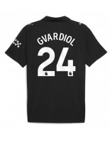 Manchester City Josko Gvardiol #24 Vieraspaita 2025-26 Lyhythihainen